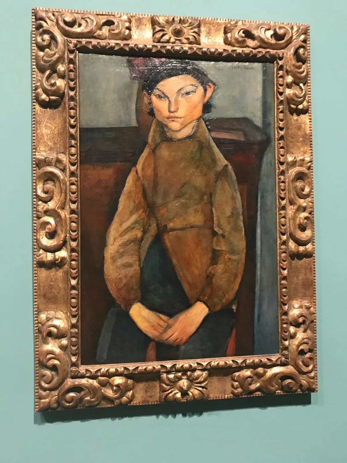 Modigliani portrait in a Paris museum, the Jewish artists of the École de Paris