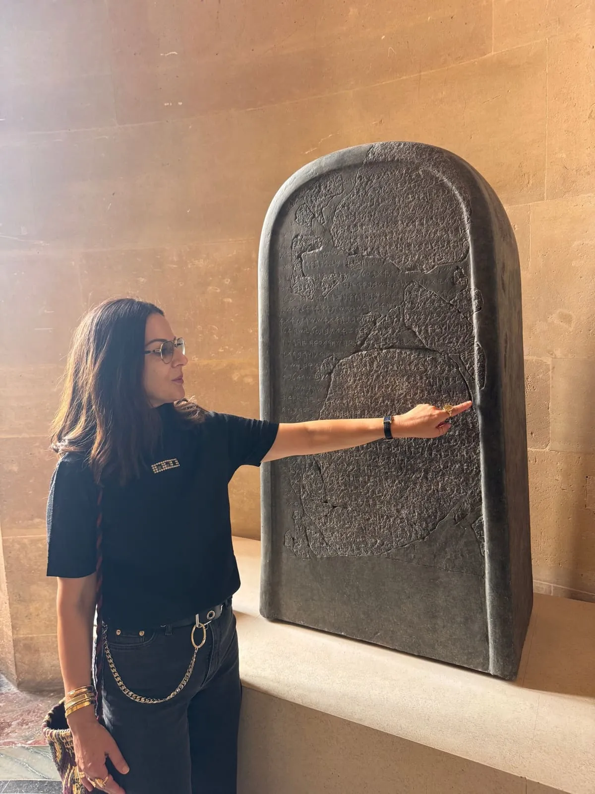 The Mesha stele, Louvre, Near Eastern antiquities